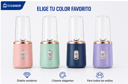 Mini Licuadora Portátil Recargable 2 en 1 🥤