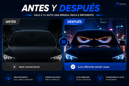 Ojos LED RGB para Autos – Iluminación Premium con Control🚘