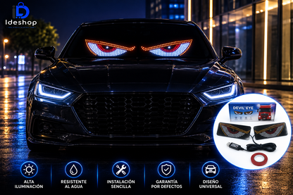 Ojos LED RGB para Autos – Iluminación Premium con Control🚘